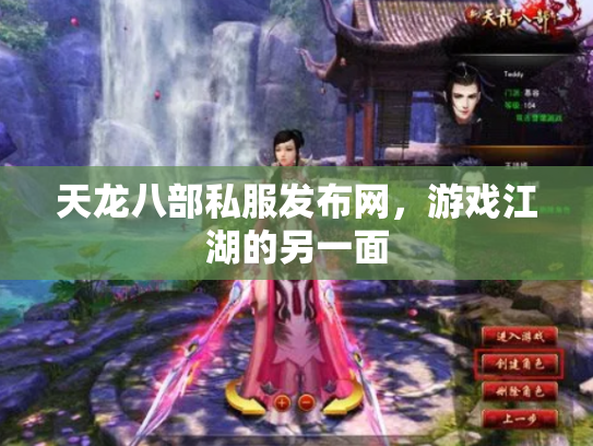 天龙八部私服发布网，游戏江湖的另一面