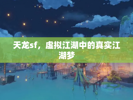 天龙sf，虚拟江湖中的真实江湖梦