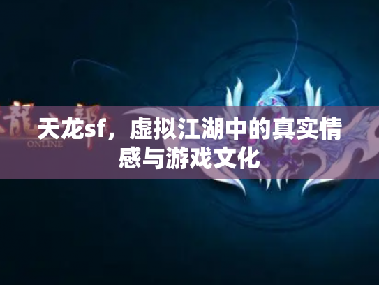 天龙sf，虚拟江湖中的真实情感与游戏文化