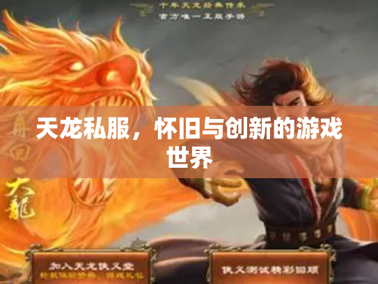 天龙私服，怀旧与创新的游戏世界