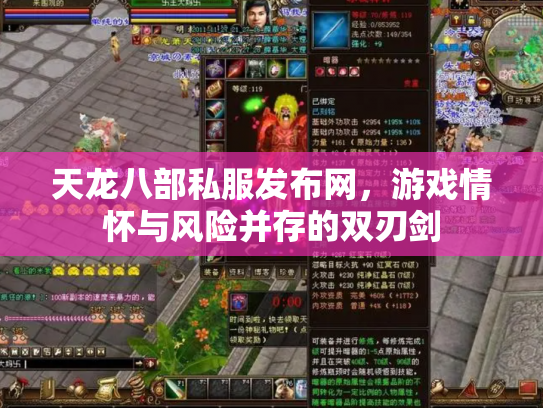 天龙八部私服发布网，游戏情怀与风险并存的双刃剑
