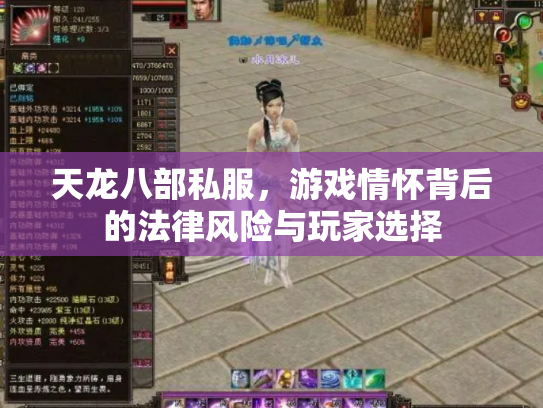 天龙八部私服，游戏情怀背后的法律风险与玩家选择