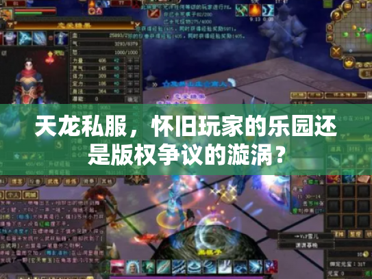 天龙私服，怀旧玩家的乐园还是版权争议的漩涡？