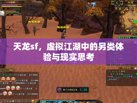天龙sf，虚拟江湖中的另类体验与现实思考