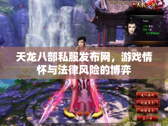 天龙八部私服发布网，游戏情怀与法律风险的博弈