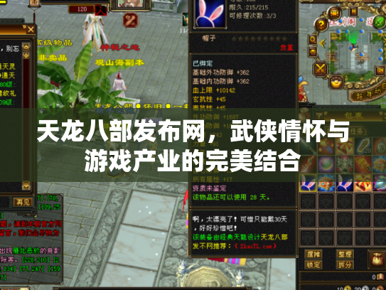 天龙八部发布网，武侠情怀与游戏产业的完美结合