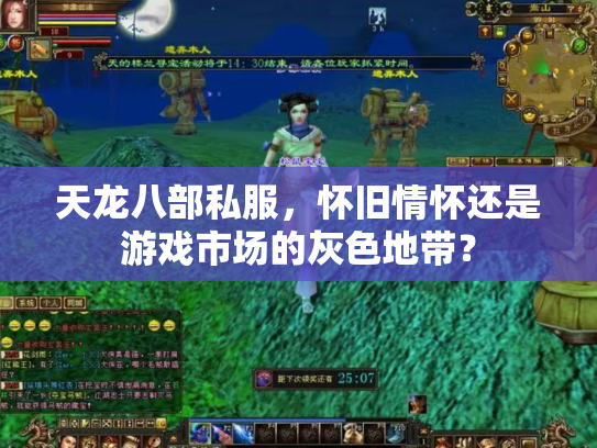 天龙八部私服，怀旧情怀还是游戏市场的灰色地带？