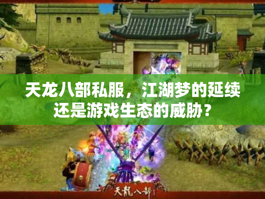 天龙八部私服，江湖梦的延续还是游戏生态的威胁？
