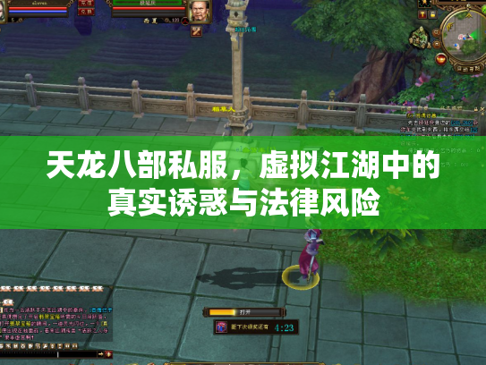 天龙八部私服，虚拟江湖中的真实诱惑与法律风险