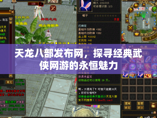 天龙八部发布网，探寻经典武侠网游的永恒魅力