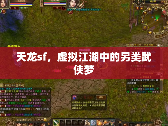 天龙sf，虚拟江湖中的另类武侠梦
