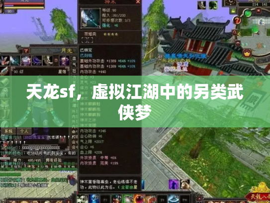 天龙sf，虚拟江湖中的另类武侠梦