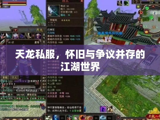 天龙私服，怀旧与争议并存的江湖世界