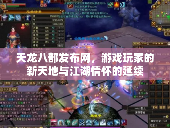 天龙八部发布网，游戏玩家的新天地与江湖情怀的延续