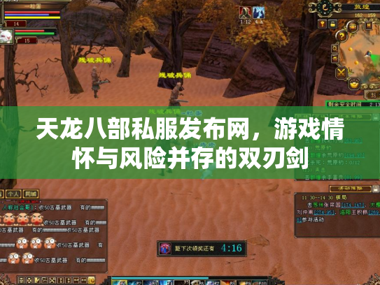 天龙八部私服发布网，游戏情怀与风险并存的双刃剑