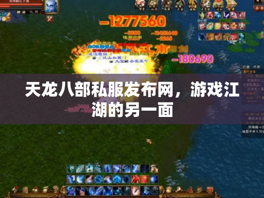 天龙八部私服发布网，游戏江湖的另一面