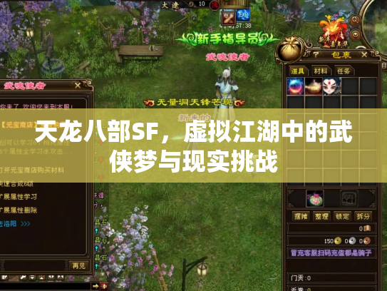 天龙八部SF，虚拟江湖中的武侠梦与现实挑战