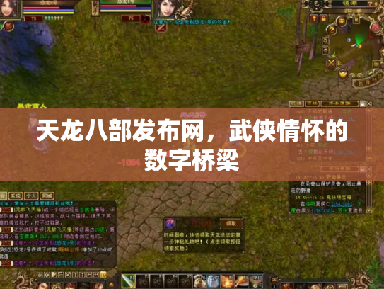 天龙八部发布网，武侠情怀的数字桥梁