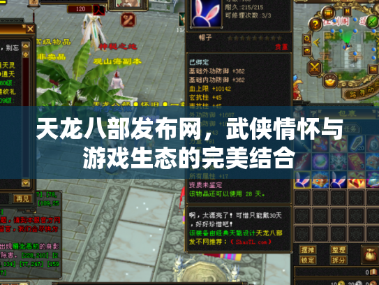 天龙八部发布网，武侠情怀与游戏生态的完美结合