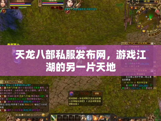 天龙八部私服发布网，游戏江湖的另一片天地
