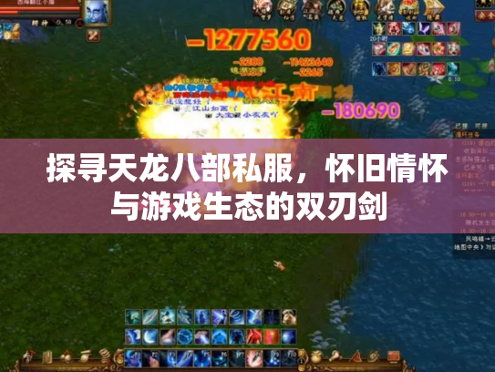 探寻天龙八部私服，怀旧情怀与游戏生态的双刃剑