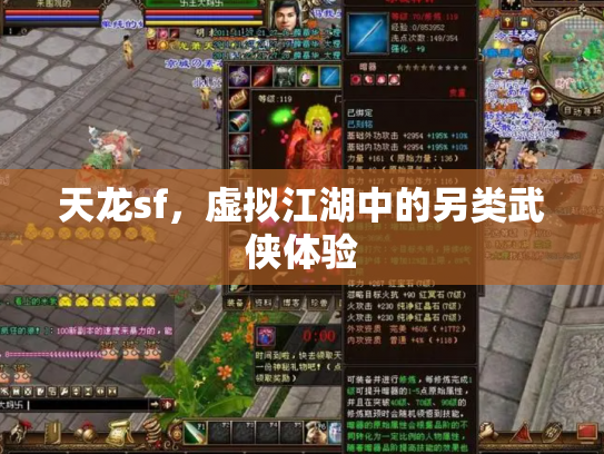 天龙sf，虚拟江湖中的另类武侠体验