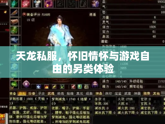 天龙私服，怀旧情怀与游戏自由的另类体验