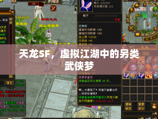 天龙SF，虚拟江湖中的另类武侠梦