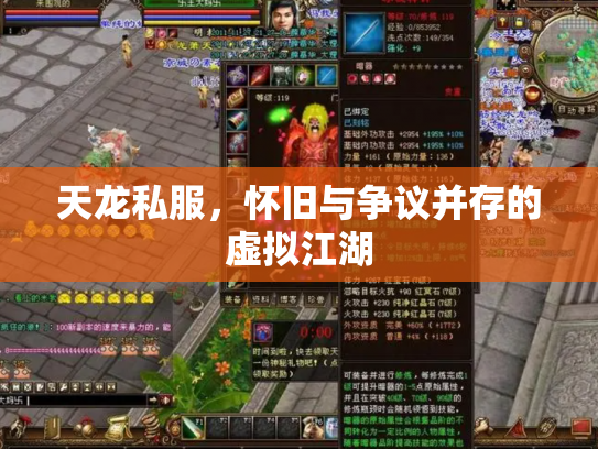 天龙私服，怀旧与争议并存的虚拟江湖