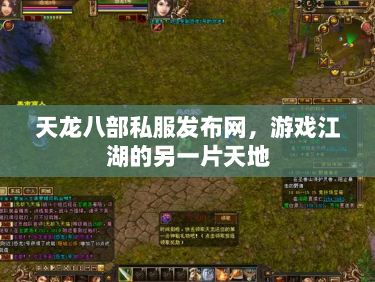 天龙八部私服发布网，游戏江湖的另一片天地