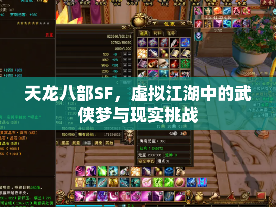 天龙八部SF，虚拟江湖中的武侠梦与现实挑战
