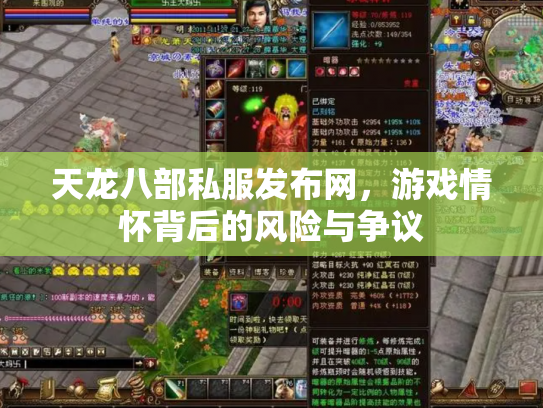 天龙八部私服发布网，游戏情怀背后的风险与争议