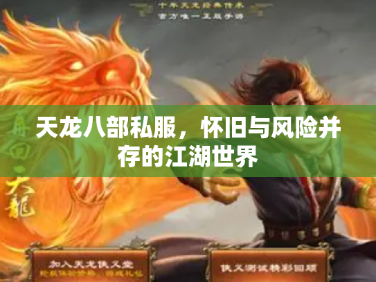 天龙八部私服，怀旧与风险并存的江湖世界