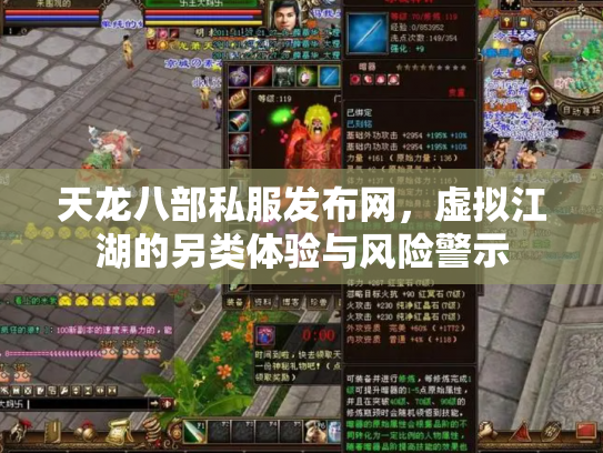 天龙八部私服发布网，虚拟江湖的另类体验与风险警示