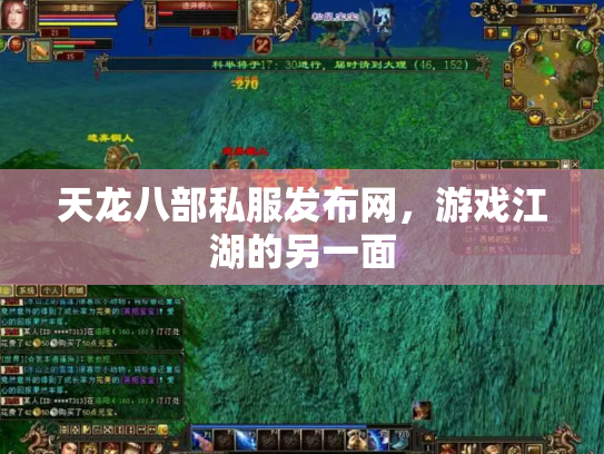 天龙八部私服发布网，游戏江湖的另一面
