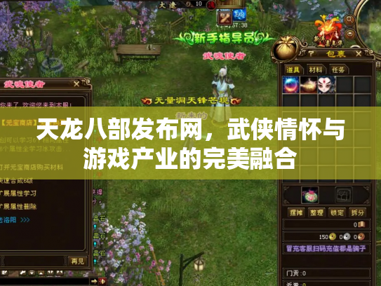 天龙八部发布网，武侠情怀与游戏产业的完美融合