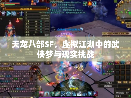 天龙八部SF，虚拟江湖中的武侠梦与现实挑战