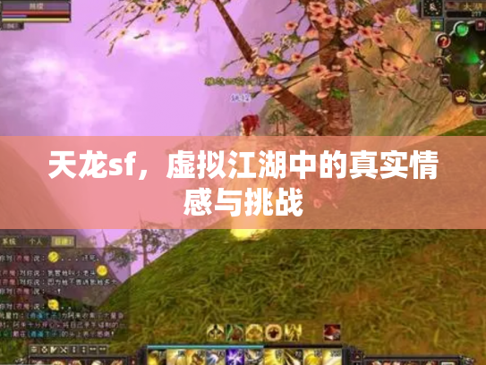 天龙sf，虚拟江湖中的真实情感与挑战