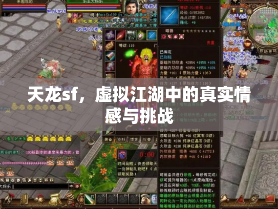 天龙sf，虚拟江湖中的真实情感与挑战