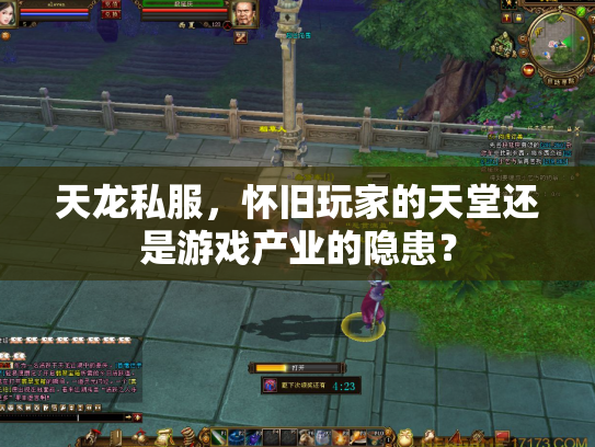 天龙私服，怀旧玩家的天堂还是游戏产业的隐患？