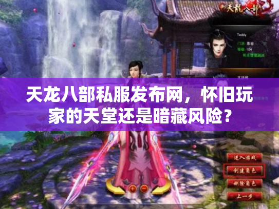 天龙八部私服发布网，怀旧玩家的天堂还是暗藏风险？