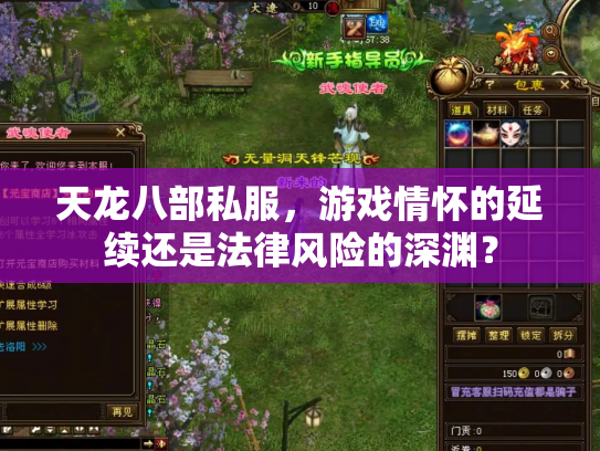 天龙八部私服，游戏情怀的延续还是法律风险的深渊？