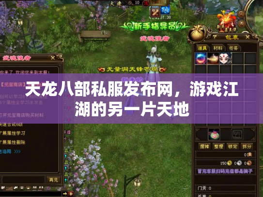 天龙八部私服发布网，游戏江湖的另一片天地