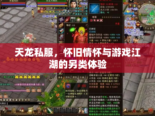 天龙私服，怀旧情怀与游戏江湖的另类体验
