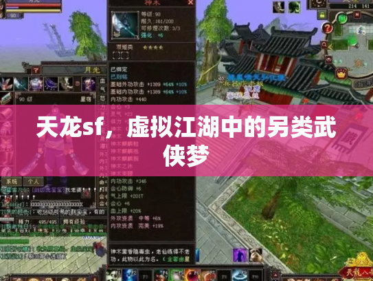 天龙sf，虚拟江湖中的另类武侠梦