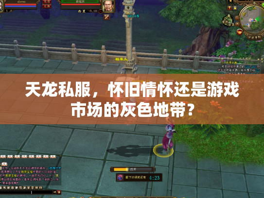 天龙私服，怀旧情怀还是游戏市场的灰色地带？