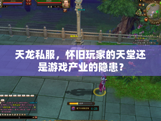 天龙私服，怀旧玩家的天堂还是游戏产业的隐患？