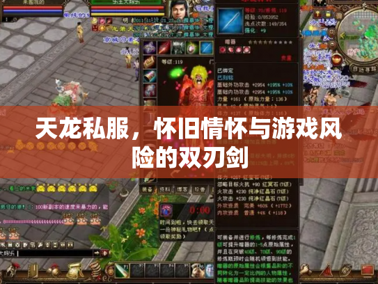 天龙私服，怀旧情怀与游戏风险的双刃剑