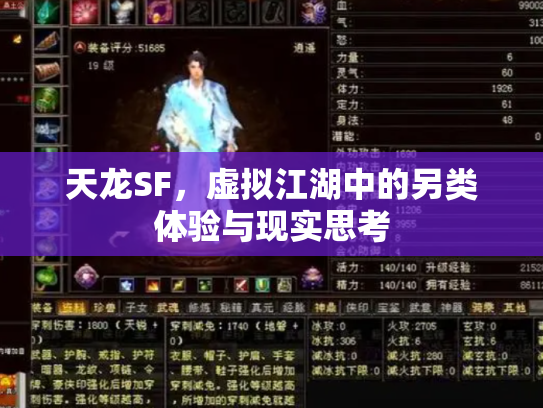 天龙SF，虚拟江湖中的另类体验与现实思考