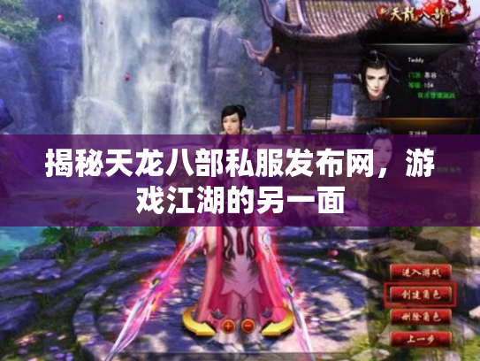 揭秘天龙八部私服发布网，游戏江湖的另一面